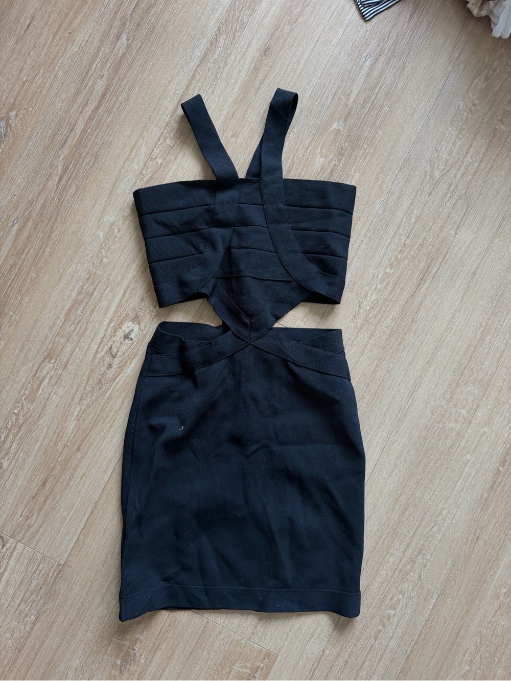 NBD Black Cutout Bodycon Dress